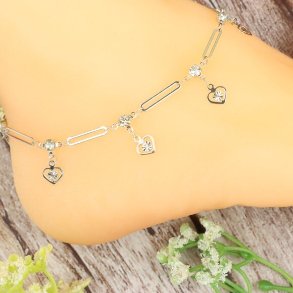 "Dainty Anklet for Women – Elegant Everyday Jewelry & Perfect Gift | MLCRC1196 - Picture 7 of 10